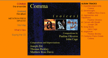 Comma
voices site screenshot